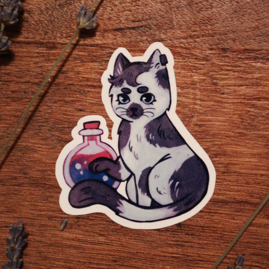 Peter Cat Vinyl Sticker