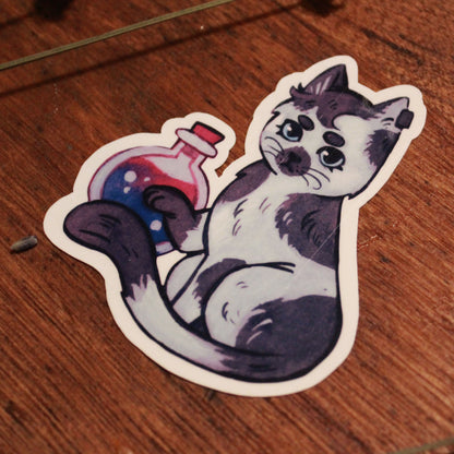 Peter Cat Vinyl Sticker