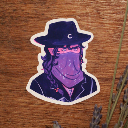 Cowboy Peter Vinyl Sticker