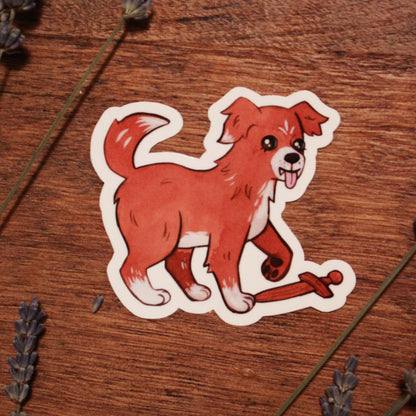 Gabel Dog Vinyl Sticker